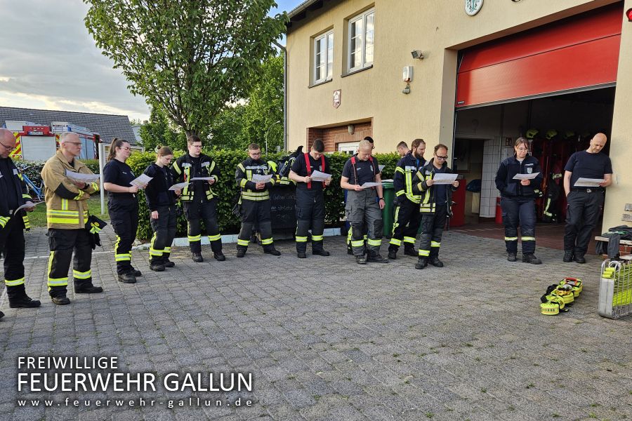Ausbildung mit der Feuerwehr Mittenwalde